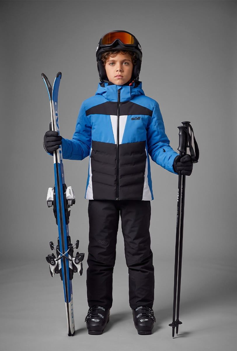 Giacca da sci bambini Söll SYCLONE Blue - 1