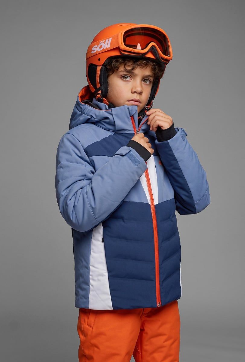Giacca da sci bambini Söll SYCLONE Moonlight Blue - 1