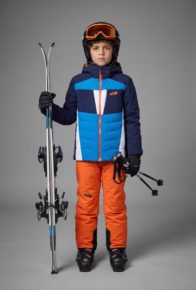 Giacca da sci bambini Söll SYCLONE Navy - 1