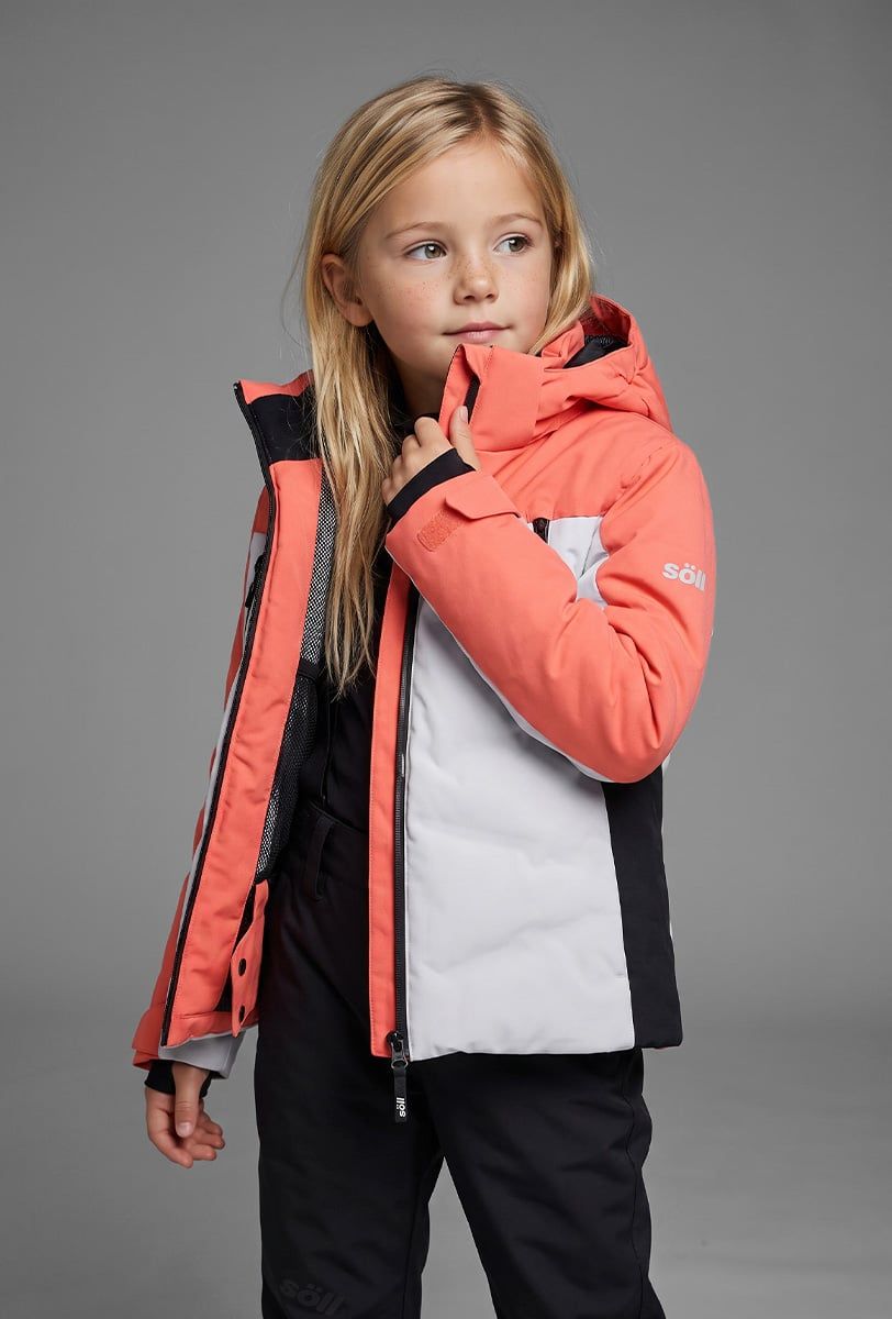 Giacca da sci bambini Söll TYPHOON II Coral - 1