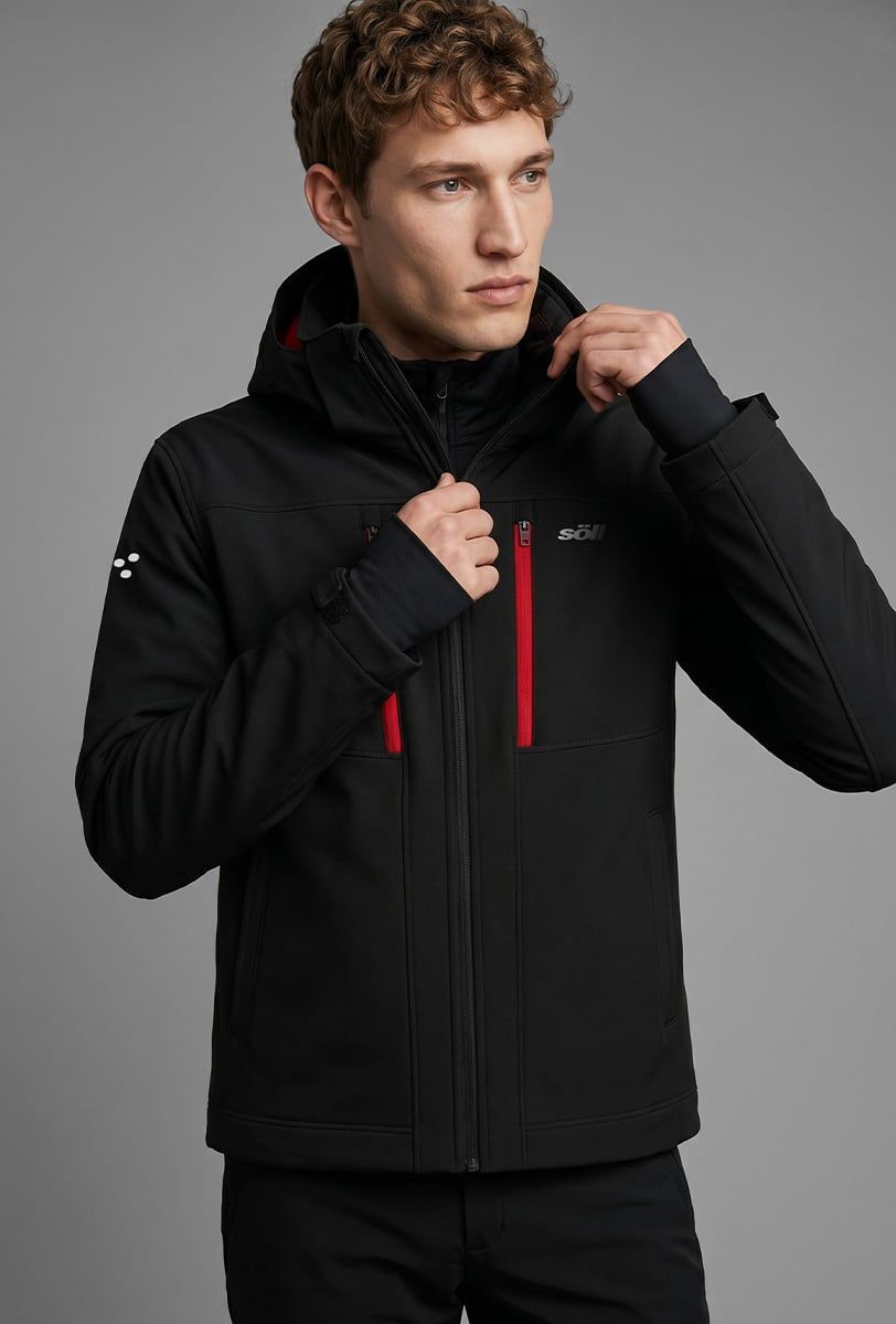 Giacca da sci uomo Söll STORM Caviar Black - 1