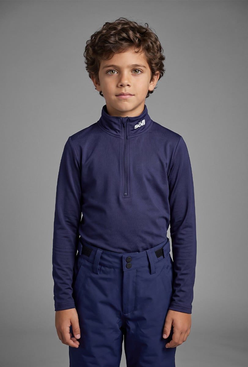 Pile sci bambino Söll ACTIVE II Navy – primo piano - 3