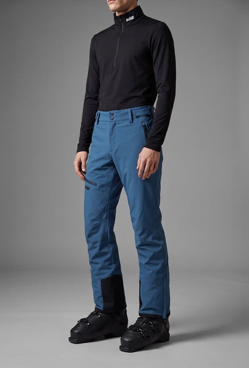 Pantaloni da sci uomo Söll BACKCOUNTRY II Petrol – primo piano - 2