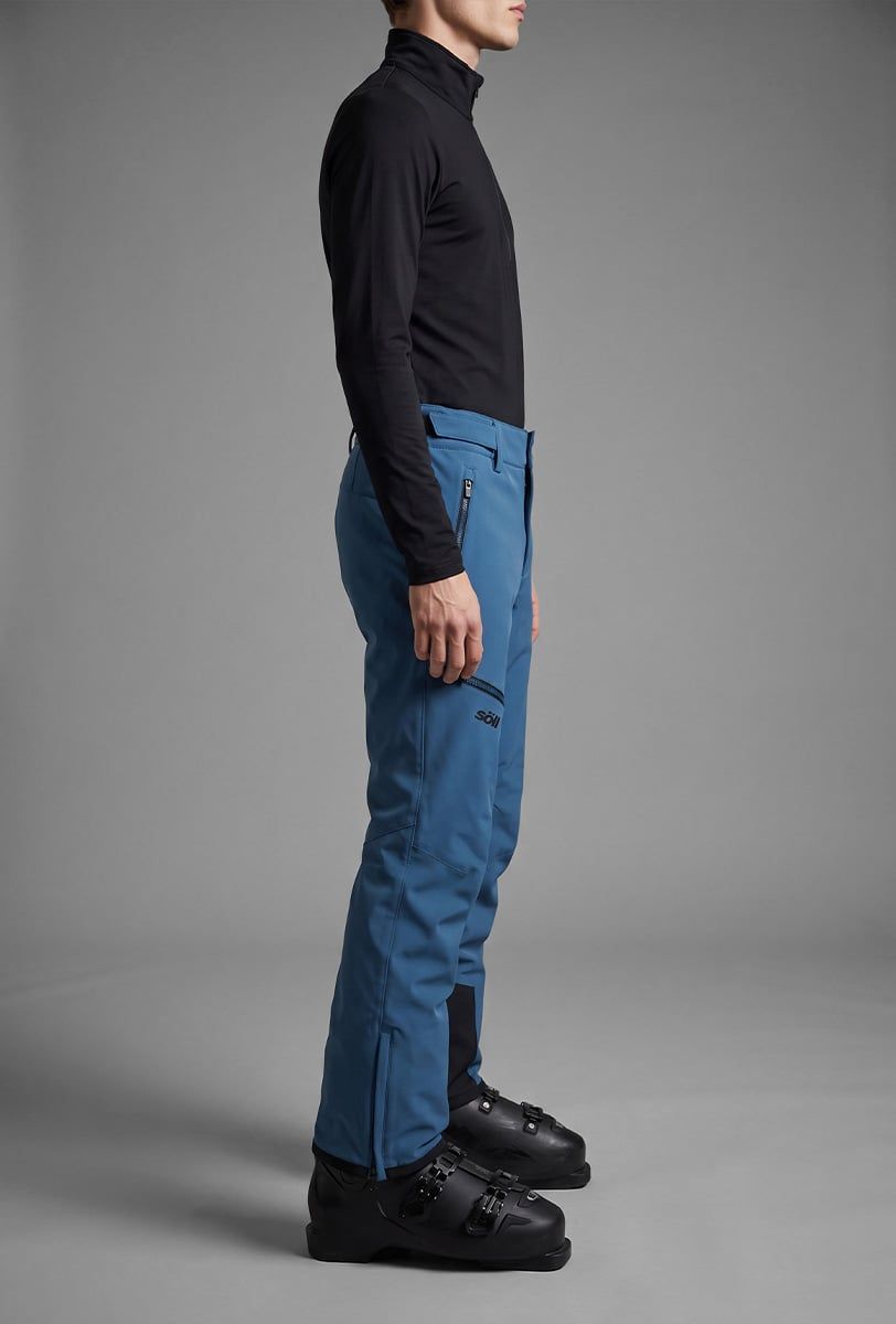 Pantaloni da sci uomo Söll BACKCOUNTRY II Petrol – dettaglio 1 - 3