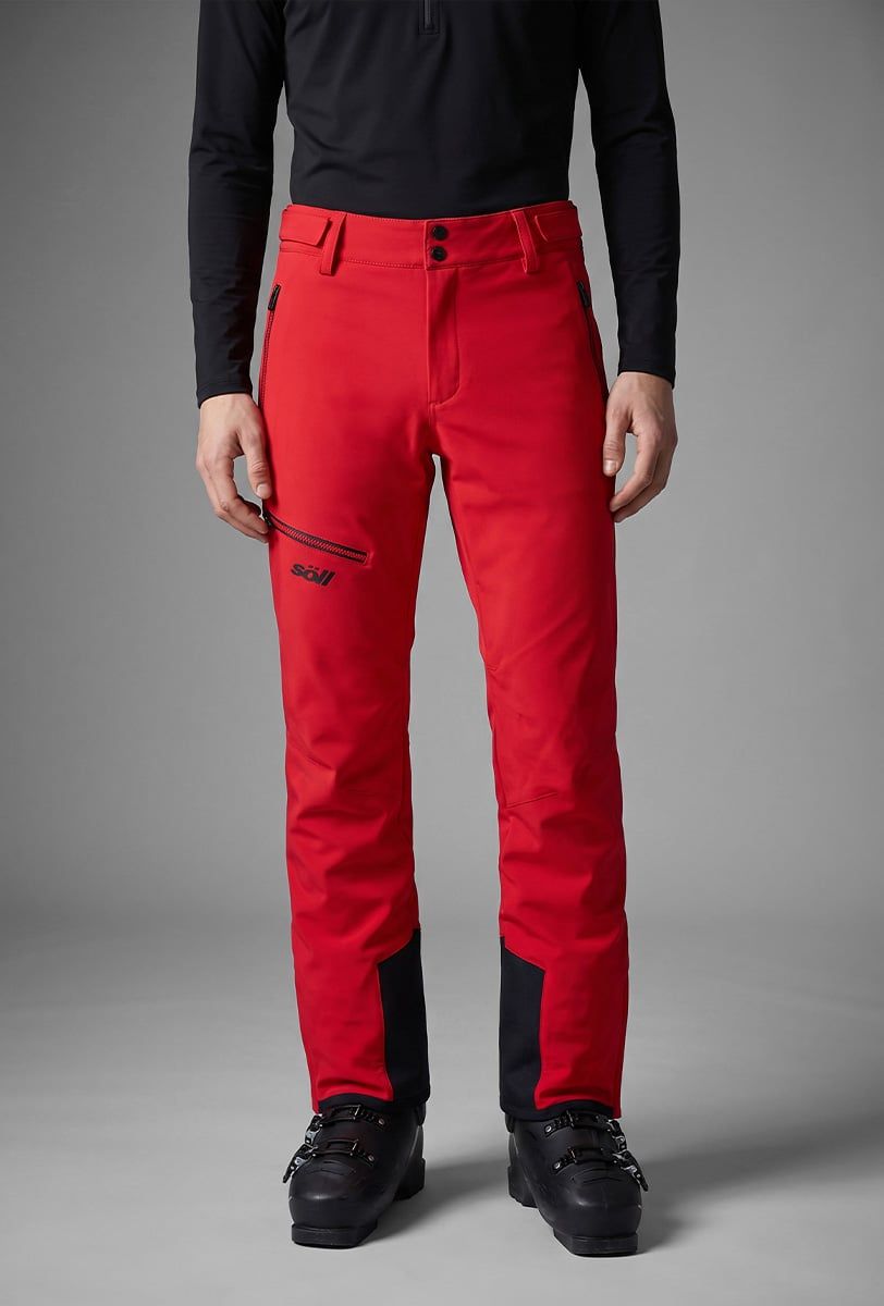 Pantaloni da sci uomo Söll BACKCOUNTRY II Red – dettaglio 1 - 3